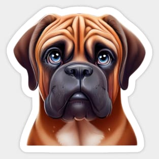 Fur-endly Boerboel Sticker